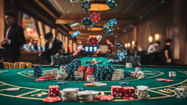 Mobile interface showing live blackjack table and account menu